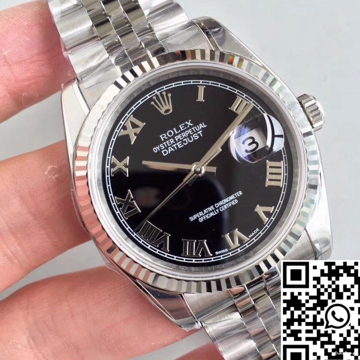 Datejust Dial Rolex 41MM EW 116334 Black Factory 0730